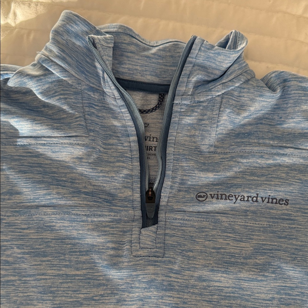 Vineyard Vines Light Blue Heathered Pullover